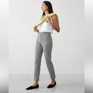 Banana Republic High Rise Sloan Gray Straight-Leg Pants Size 8